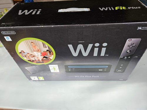Nintendo wii schwarz - nintendo, fit
