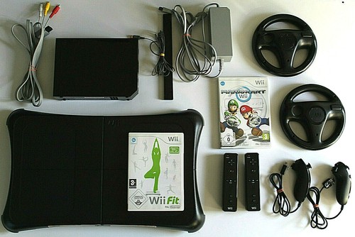 Nintendo wii konsole schwarz - konsole, +